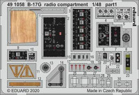 Eduard 491058 SET B-17G radio compartment (HKM)
