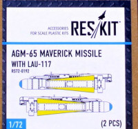 Reskit RS72-0192 AGM-65 Maverick missile with LAU-117 (2 pcs.) 1/72