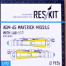 Reskit RS72-0192 AGM-65 Maverick missile with LAU-117 (2 pcs.) 1/72