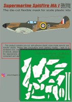 Print Scale M72004 Mask&Decal Supermarine Spitfire Mk.1 Part 2 1/72