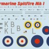 Print Scale M72004 Mask&Decal Supermarine Spitfire Mk.1 Part 2 1/72