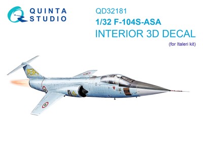 Quinta Studio QD32181 F-104S-ASA (Italeri) 1/32