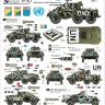 Star Decals STAR35984 Congo Crisis (1960s) - Swedish Greyhound and White Scout Car 1/35
