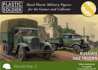 Plastic Soldier WW2V15018 Грузовики ГАЗ - 10 шт, 15 мм