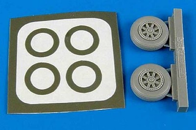 Aires 7208 TBM Avenger wheel &amp; paint masks 1/72