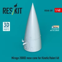 Reskit U48289 Mirage 2000D nose cone (KIN/ITAL) 1/48
