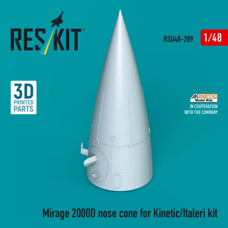 Reskit U48289 Mirage 2000D nose cone (KIN/ITAL) 1/48