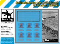 Black Dog N72001 Anti-submarine net (143x61 mm) 1/72
