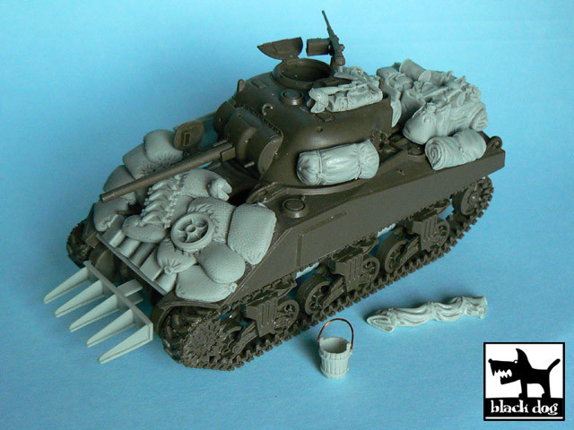 BlackDog T48003 US SHERMAN accessories set 1/48