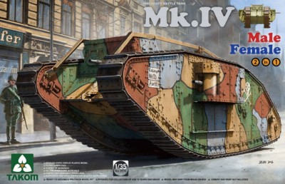 Takom 2076 Mk. IV Male/Female 2 In 1 1/35