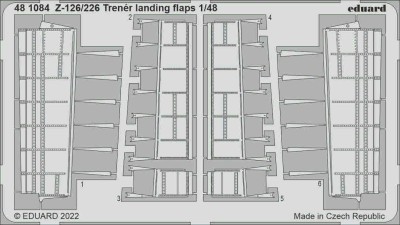 Eduard 481084 SET Z-126/226 Trener landing flaps (EDU) 1/48