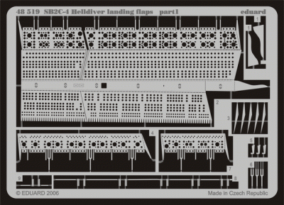 Eduard 48519 SB2C-4 landing flaps REV/ACC