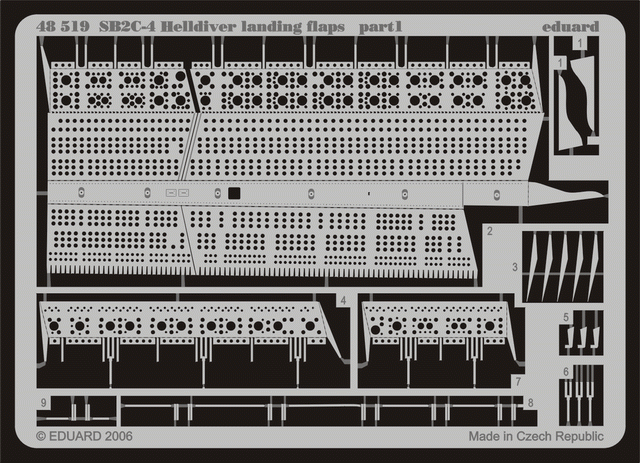 Eduard 48519 SB2C-4 landing flaps REV/ACC