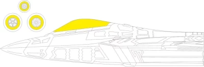 Eduard EX852 Mask F-22A (I LOVE K.) 1/48