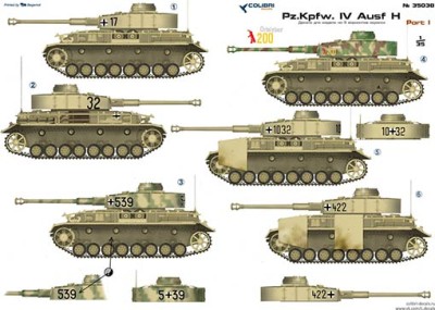 Colibri decals 35038 Pz.Kpfw. IV Ausf. Н Part I 1/35