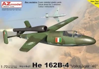 Az Model 78054 Heinkel He 162B-4 (3x camo) 1/72