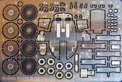 NH Detail NHA144020 Ilyushin Il-62M Detail set 1/144