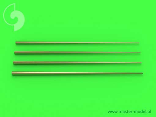 Master SM-350-090 Set of universal tapered masts No2 (length = 100mm each, diameters = 0,7/2,2mm; 0,8/2,5mm; 0,9/2,8mm; 1/3mm)