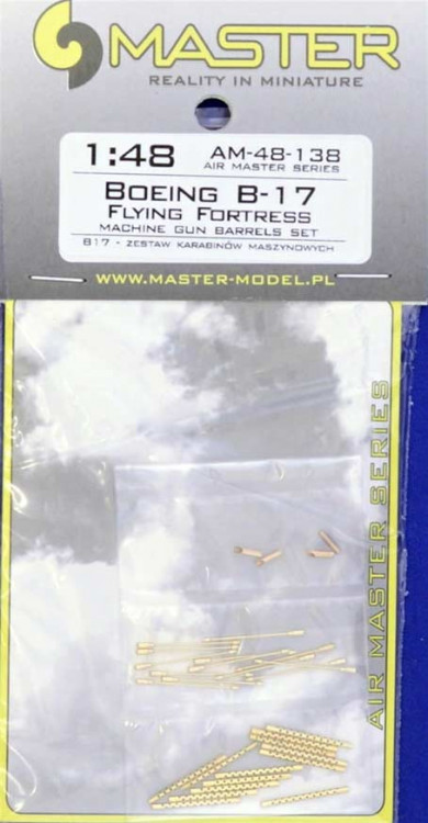 Master AM-48-138 1/48 B-17 Flying Fortress machine gun barrels set