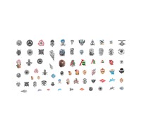 Crow Studio 35103 Декали Набор татуировок (славянские, фанатские, силовые структуры) 1/35