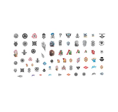 Crow Studio 35103 Декали Набор татуировок (славянские, фанатские, силовые структуры) 1/35