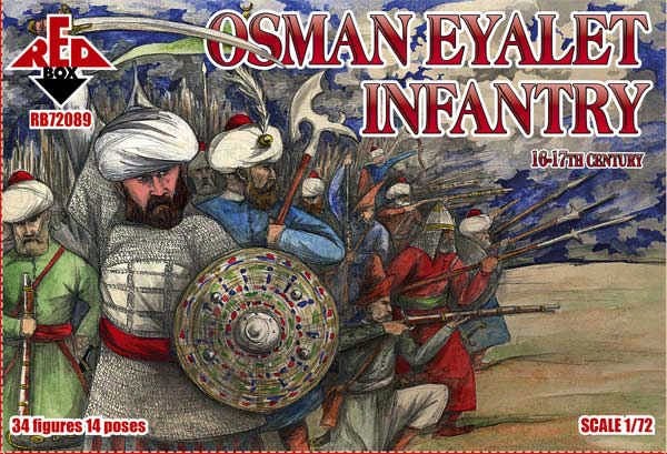 Red Box 72088 Osman Eyalet infantry, 16-17th century 1/72