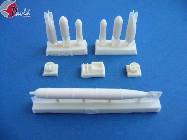 Pavla Models W72-49 Luftwaffe weapons set part I. 1:72