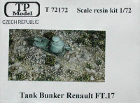 TP Model T-72172 Tank Bunker Renault FT.17 1/72