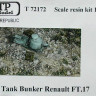 TP Model T-72172 Tank Bunker Renault FT.17 1/72