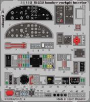 Eduard 33112 1/32 Фототравление B-25J bomber cockpit interior
