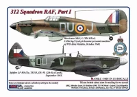 AML AMLC144005 Decals 312 th Squadron RAF, Part I 1/144