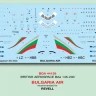 BOA 44139 Decals Brit.Aerospace 146-200 Bulgaria Air 1/144