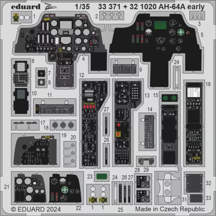 Eduard 33371 AH-64A early (TRUMP) 1/32