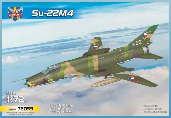 Modelsvit 72059 Су-22М4 (3x camo) 1/72