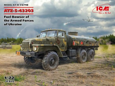 ICM 72710 ATZ-5-43203 Fuel Bowser Armed Forces Ukraine 1/72