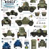 Star Decals 35-C1444 British AFVs in Hong Kong # 1 Ferret Mk 2, Mk 2/2 and Mk 2/3, FV603 Saracen Mk 3 and Mk 6 1/35