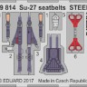 Eduard 49814 Su-27 seatbelts STEEL 1/48