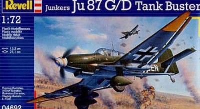 Revell 04692 Германский самолёт &quot;Junkers Ju87D/G Tank Buster&quot; 1/72