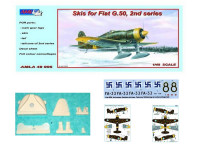 AML AMLA48006 Skis for Fiat G.50 2nd series + decal sheet 1/48