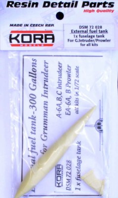 Kora Model DSM72028 Fuselage fuel tank for G.Intruder/Prowler 1/72