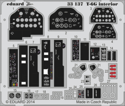 Eduard 33137 T-6G interior S.A. 1/32