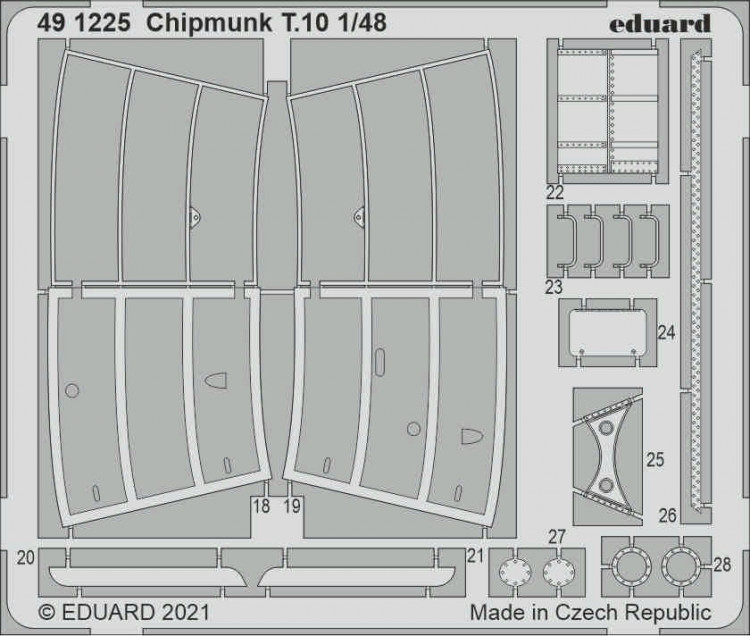 Eduard 491225 SET Chipmunk T.10 (AIRF) 1/48