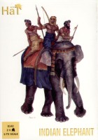 HAT 8142 Indian Elephant x 2 elephants per box 1/72