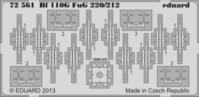 Eduard 72561 Bf 110G FuG 220/212 1/72