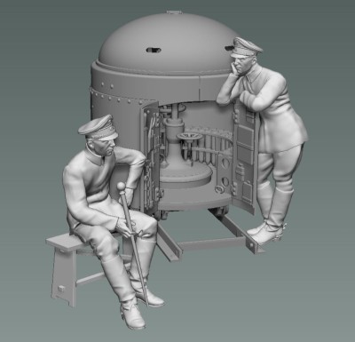 Copper State Models F35-049 Немецкий танкист облокотившийся на дверь 1/35
