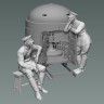 Copper State Models F35-049 Немецкий танкист облокотившийся на дверь 1/35