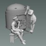 Copper State Models F35-049 Немецкий танкист облокотившийся на дверь 1/35