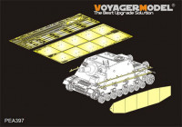 Voyager Model PEA397 Sturmpanzer IV Brummbar Late Side Skirts (For Dragon 6081) 1/35