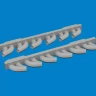 Eduard 6481050 BRASSIN P-39 exh. stacks rounded (ARMA H.) 1/48