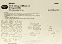 New Ware NWA-M0103 Mask MiG-23ML Flogger-G BASIC (TRUM 02855) 1/48